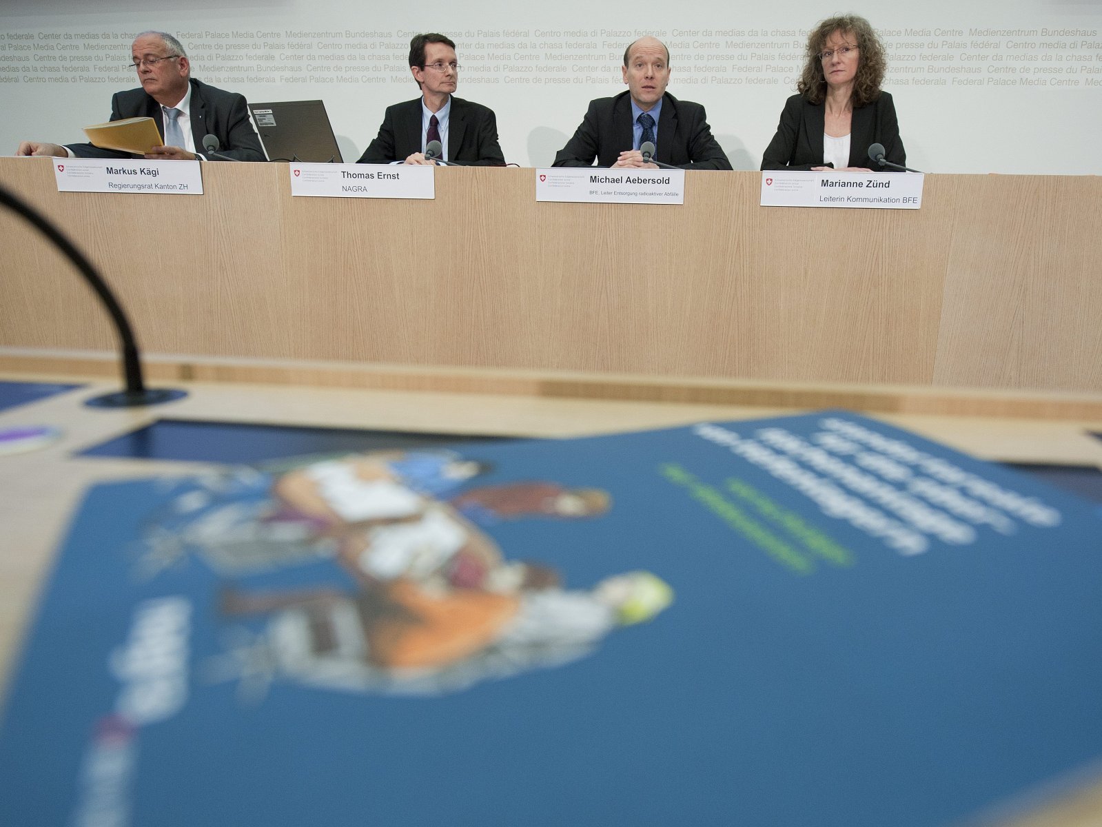 Vizedirektorin Zünd an einer Medienkonferenz. (Archivbild: Keystone)