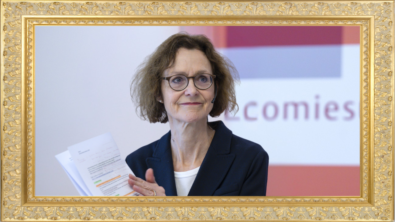 Kann es mit dem Ja zu den Verträgen mit der EU nicht schnell genug gehen: Monika Rühl. Bild: Eigene Montage