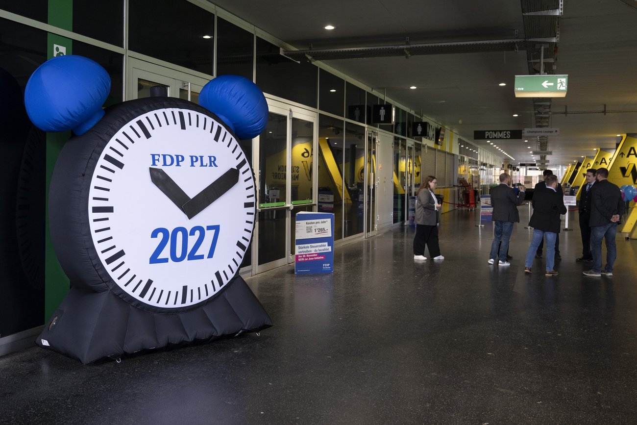 Die FDP-Delegiertenversammlung in Bern der FDP. Bild: Keystone