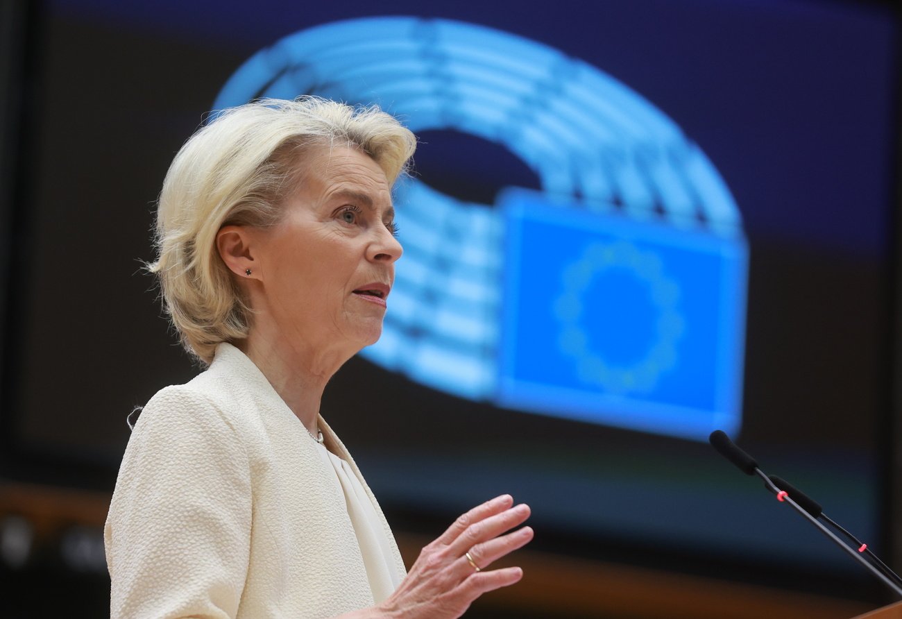 Ursula von der Leyen, Gesicht der EU-Kommission und der unzähligen EU-Schutzmassnahmen. Bild: Keystone