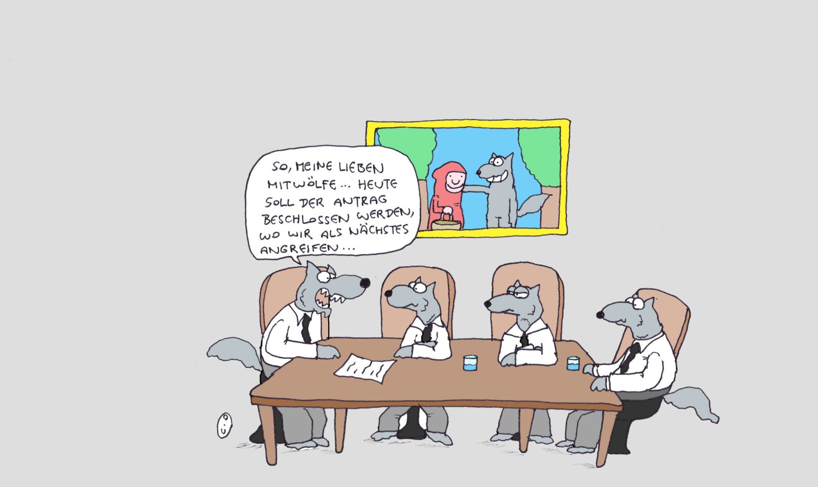 Karikatur:  Clemens Ottawa