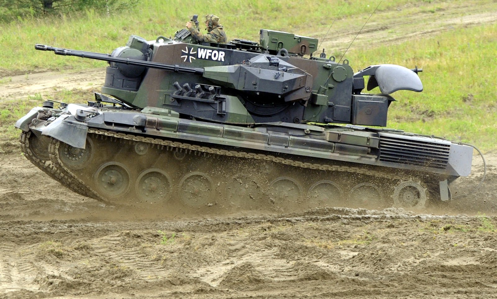 Soll an die Ukraine ausgeliefert werden: Der Fliegerabwehrpanzer «Gepard». Bild: Keystone-SDA
