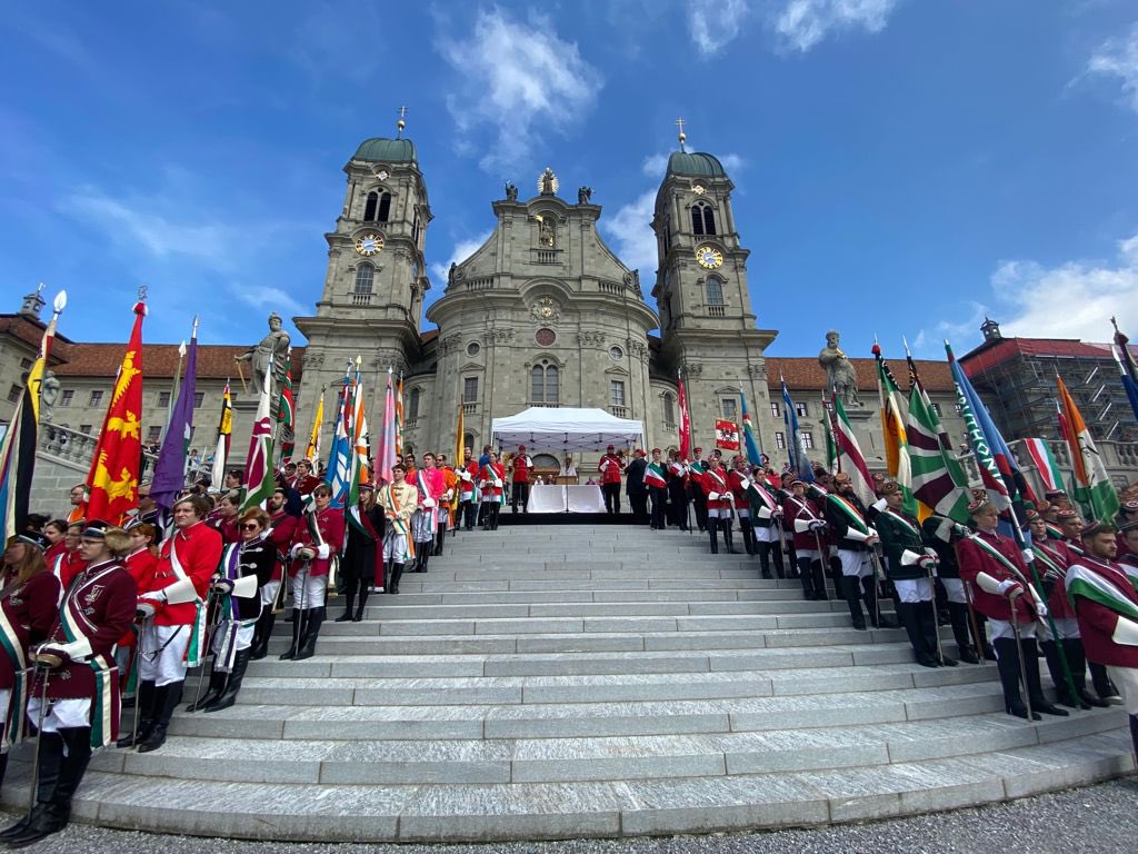 Zentralfest des Studentenvereins in Einsiedeln. Bundesrätin Karin Keller-Sutter (FDP) hielt die Festansprache. Sie warnte vor der Spaltung des Landes.