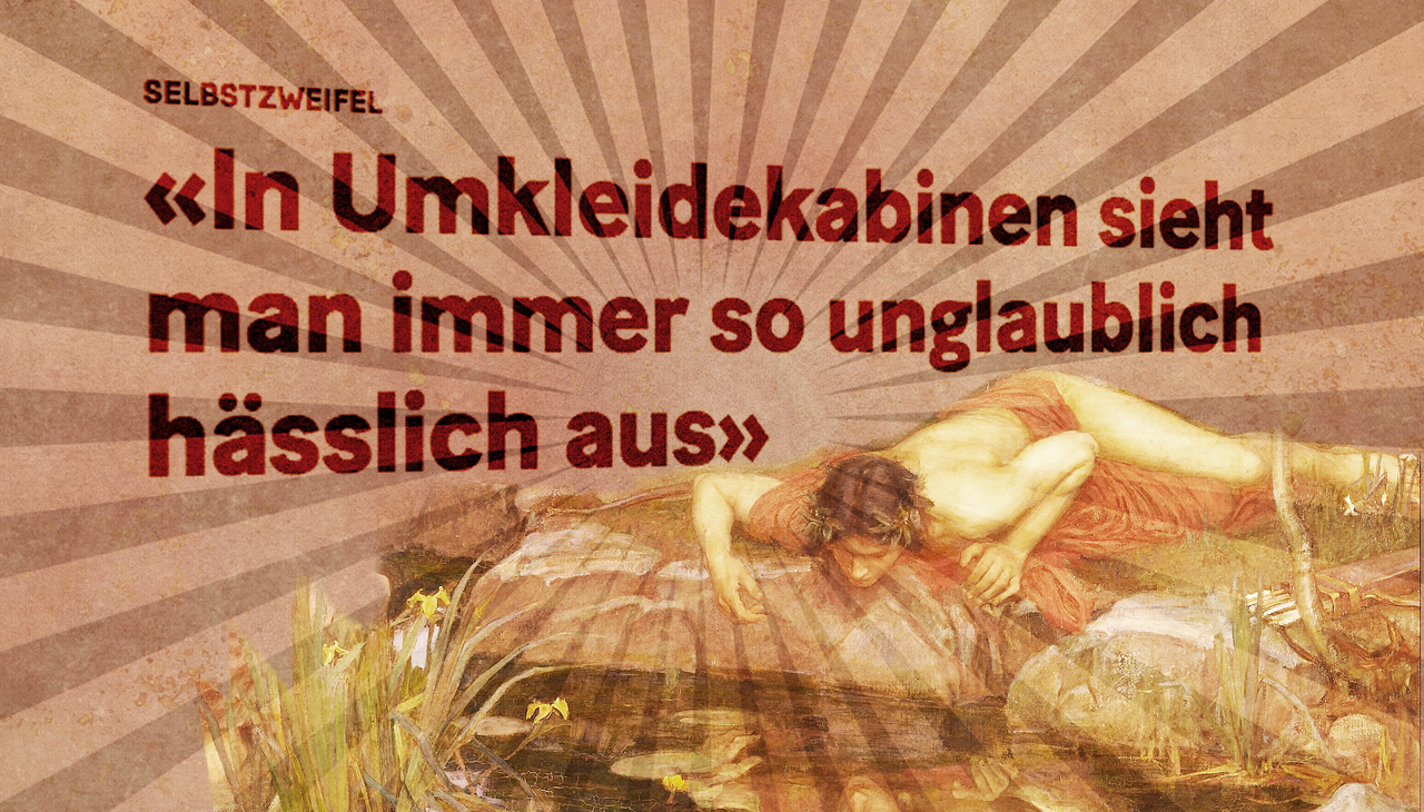 Narziss wäre heute traumatisiert, wie er ohne Filter aussieht. (Montage: Dominique Feusi)