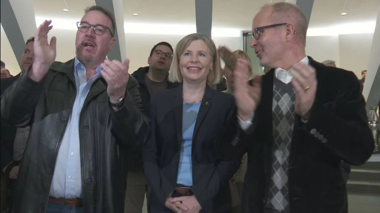 Esther Friedli, Siegerin des ersten Wahlganges in St. Gallen. Möglicherweise wird sie am 30. April zur Ständerätin gewählt.