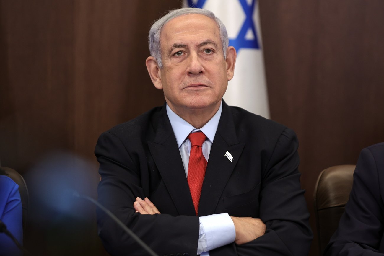 Wird vom Internationalen Gerichtshof gesucht und die Schweiz will ihn verhaften: Benjamin Netanyahu. Bild: Keystone