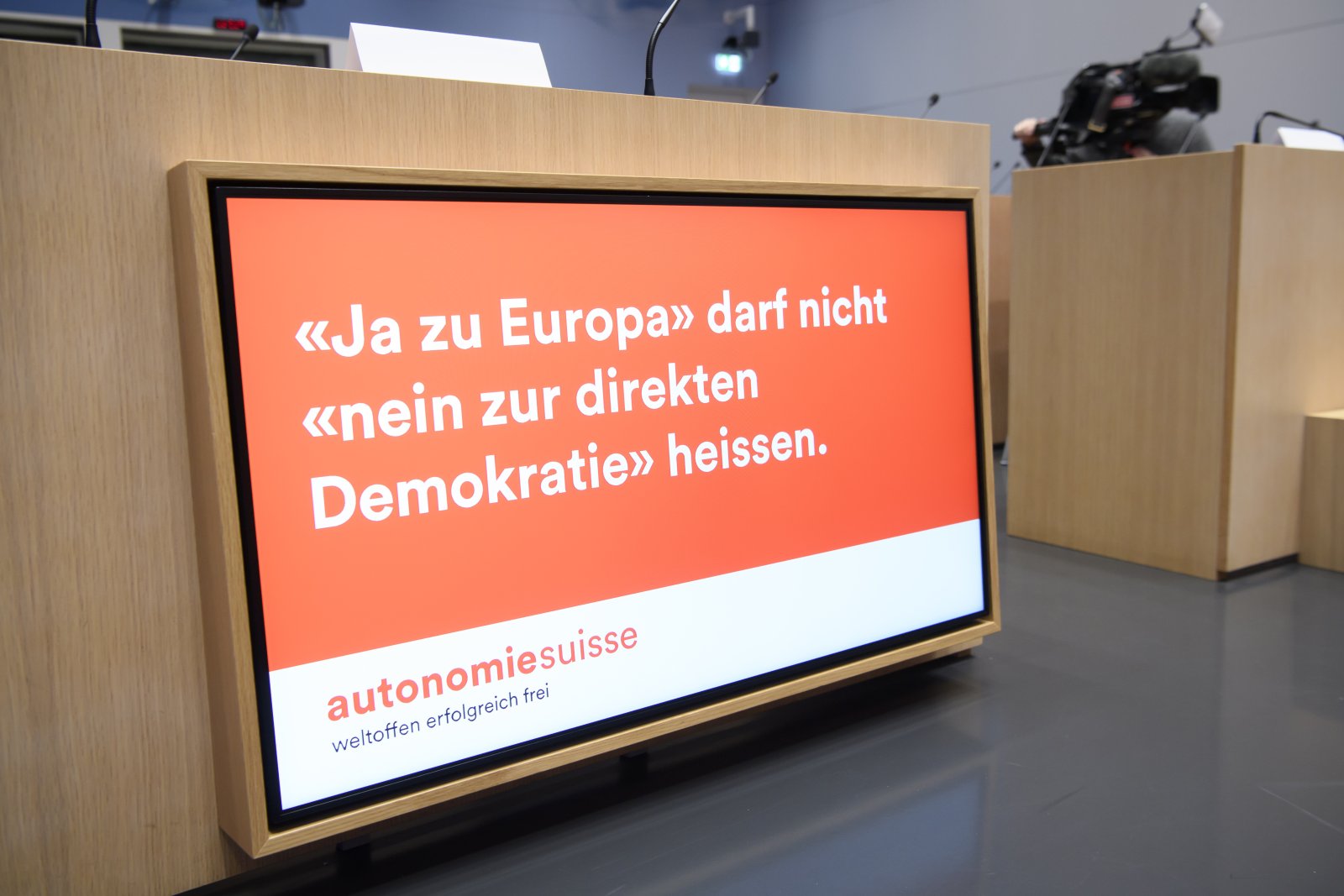 Autonomiesuisse stellt drei Forderungen an den Bundesrat für die Verhandlungen mit der EU (Quelle: Keystone)