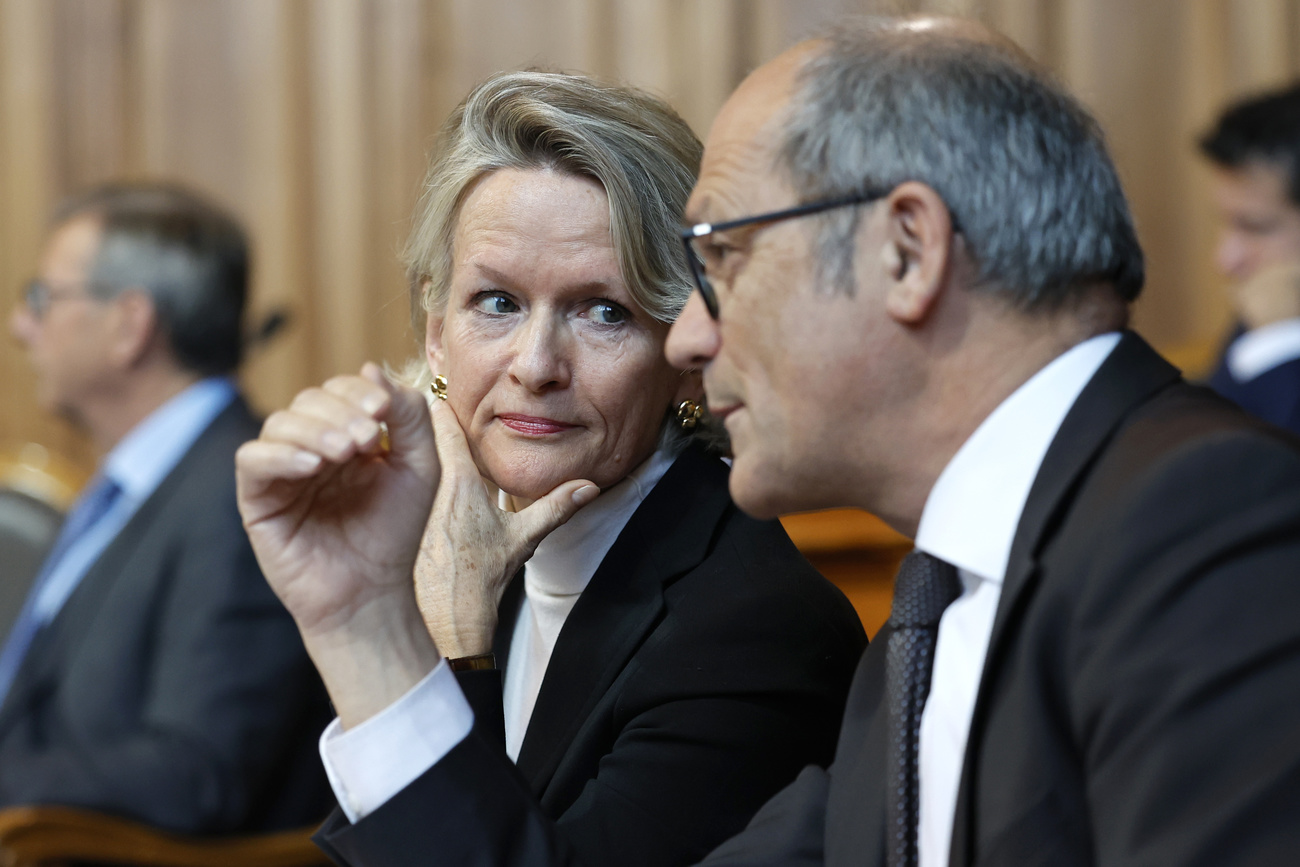 Im «Sonderbund» der Mitte-Partei: die Ständeräte Andrea Gmür-Schönenberger (LU) und Daniel Fässler (AI). (Bild: Keystone)