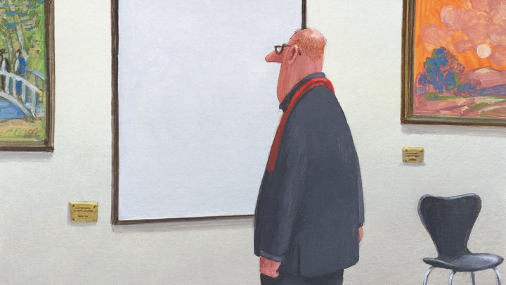 Coverbild der neuen Ausgabe 02/2026 Karikatur: Glück