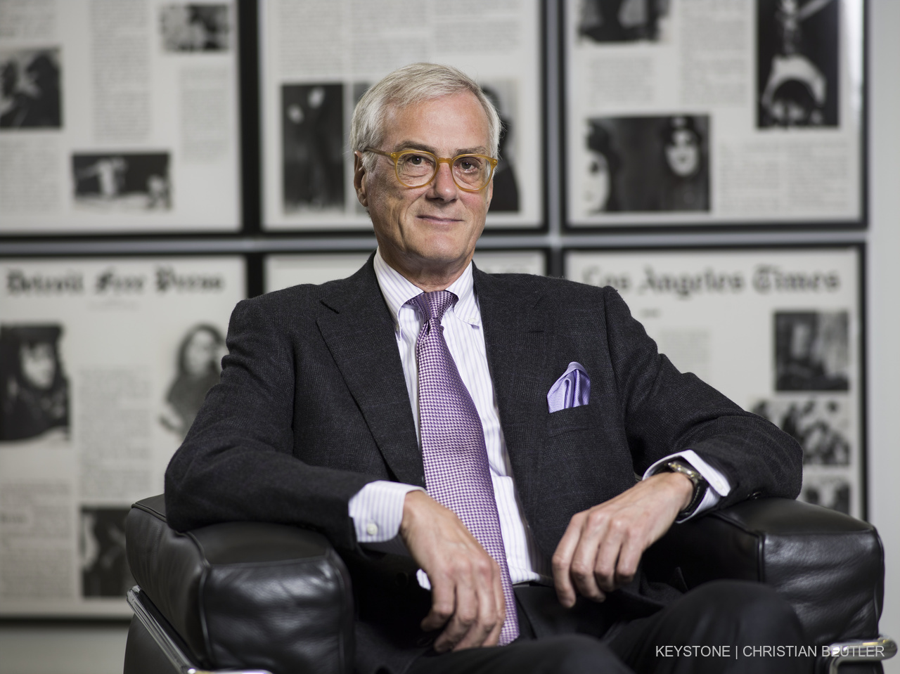 Mit Orden ausgezeichnet: Verleger Michael Ringier. Foto: Keystone