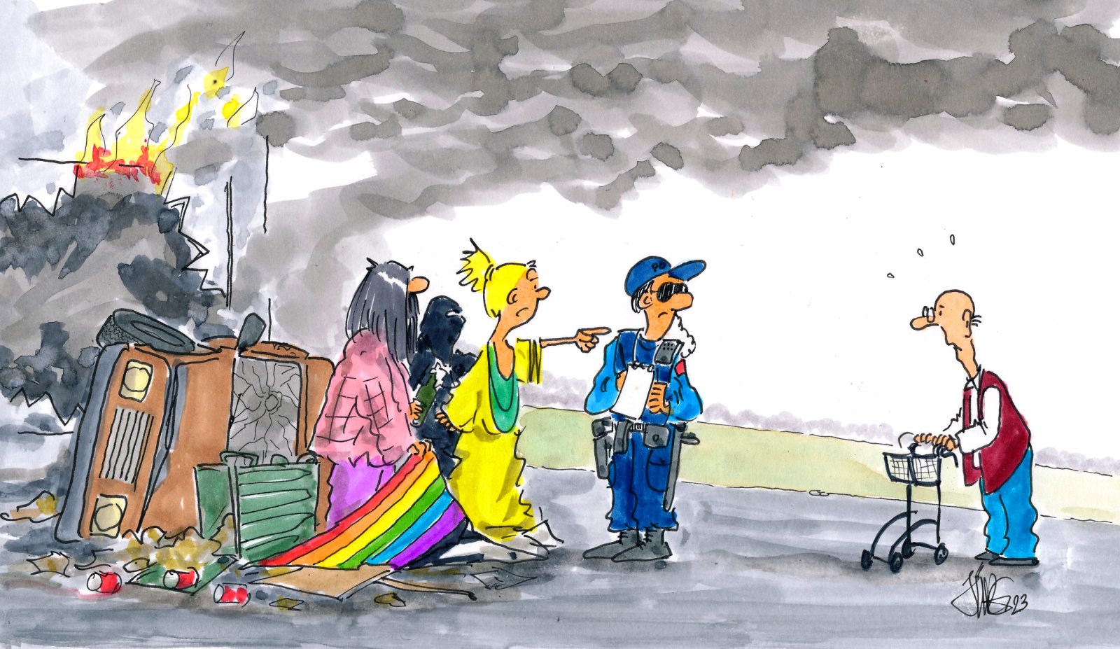 Karikatur: Jürg Kühni