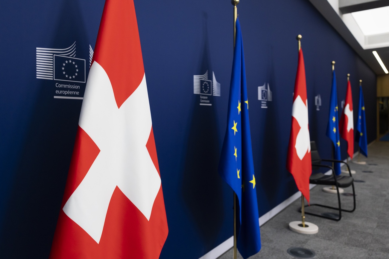 Am 2. März 2026 wurden in Brüssel die Rahmenverträge unterzeichnet. Befürworter der Verträge argumentieren, diese würden den «Marktzugang» sicherstellen. Bild: Keystone