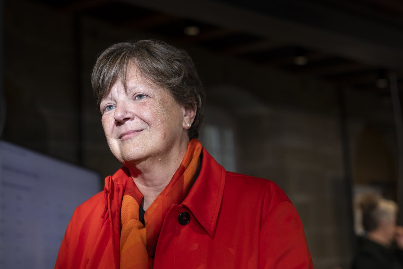 Sie ergriff das Wort für die UNRWA: Ständerätin Isabelle Chassot (Mitte/FR). Bild: Keystone