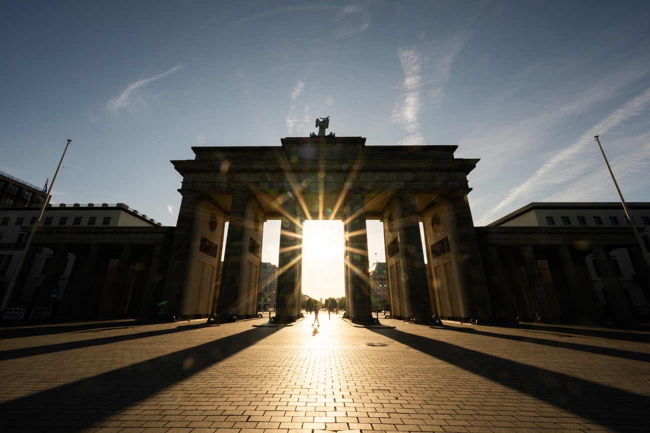 Brandenburger Tor in Berlin. Symbol des Triumphes, Symbol der Katastrophe. Bild: Keystone