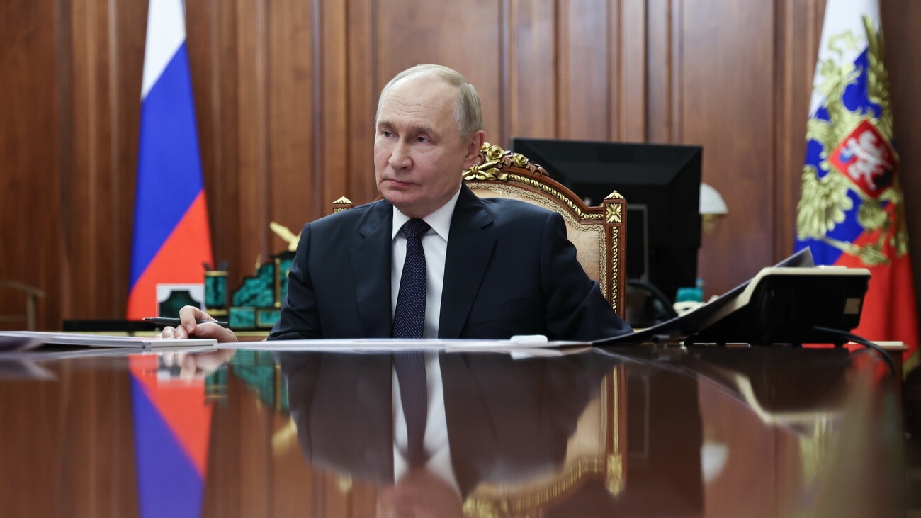 Wladimir Putin, Kriegsherr. Bild: Keystone