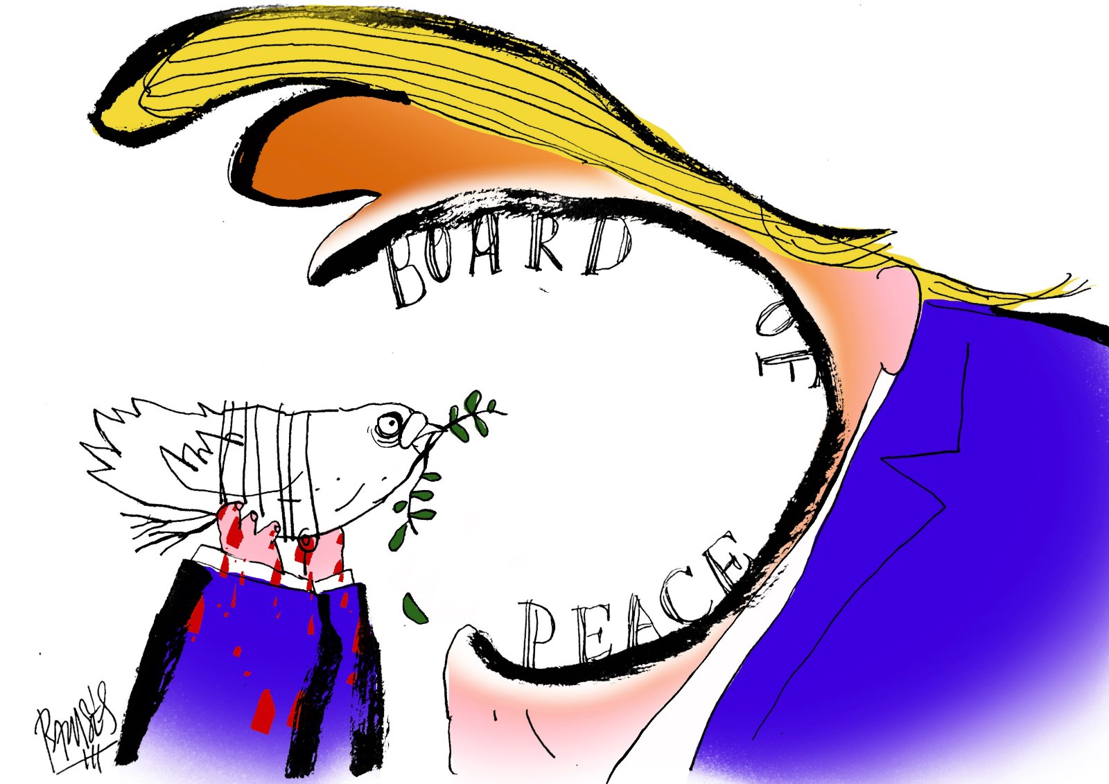 «Ihn stören Ungerechtigkeiten halt». Karikatur: Ramsés