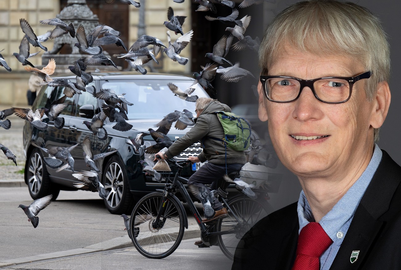 Freund der Tauben, Freude an Steuern: Linke-Politiker Stephan Jersch. (Bild: Keystone/Wikipedia)