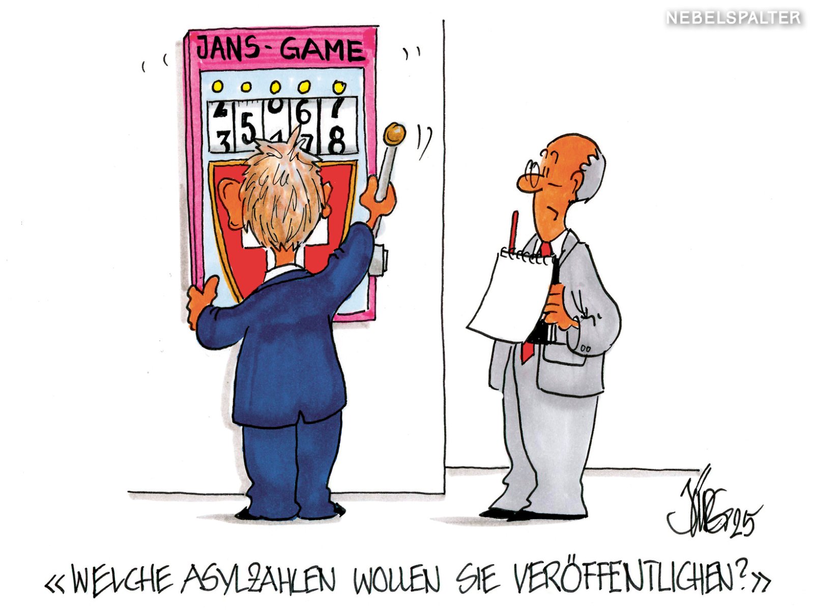 Karikatur: Jürg Kühni.