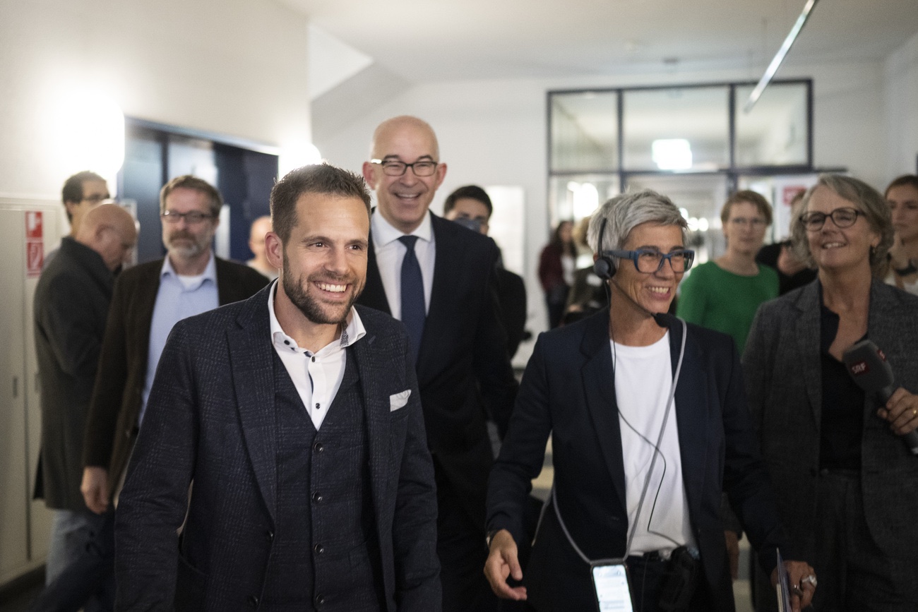 SVP-Präsident Domenik Ledergerber oder die Eroberung der Landschaft. Bild: Keystone