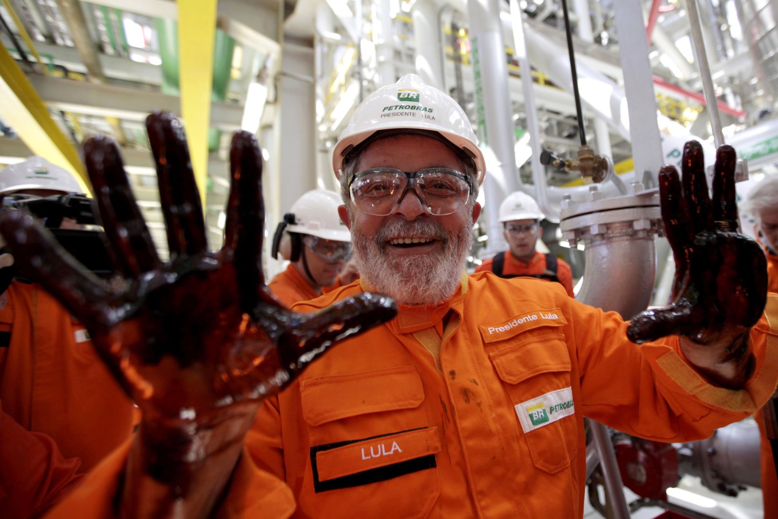 «Wahlkampfkasse» statt Unternehmen: Roberto Campos kritisierte schon früh den brasilianischen Staatskonzern Petrobras. (Im Bild der ehemalige Präsident Lula da Silva, Bild: Keystone)