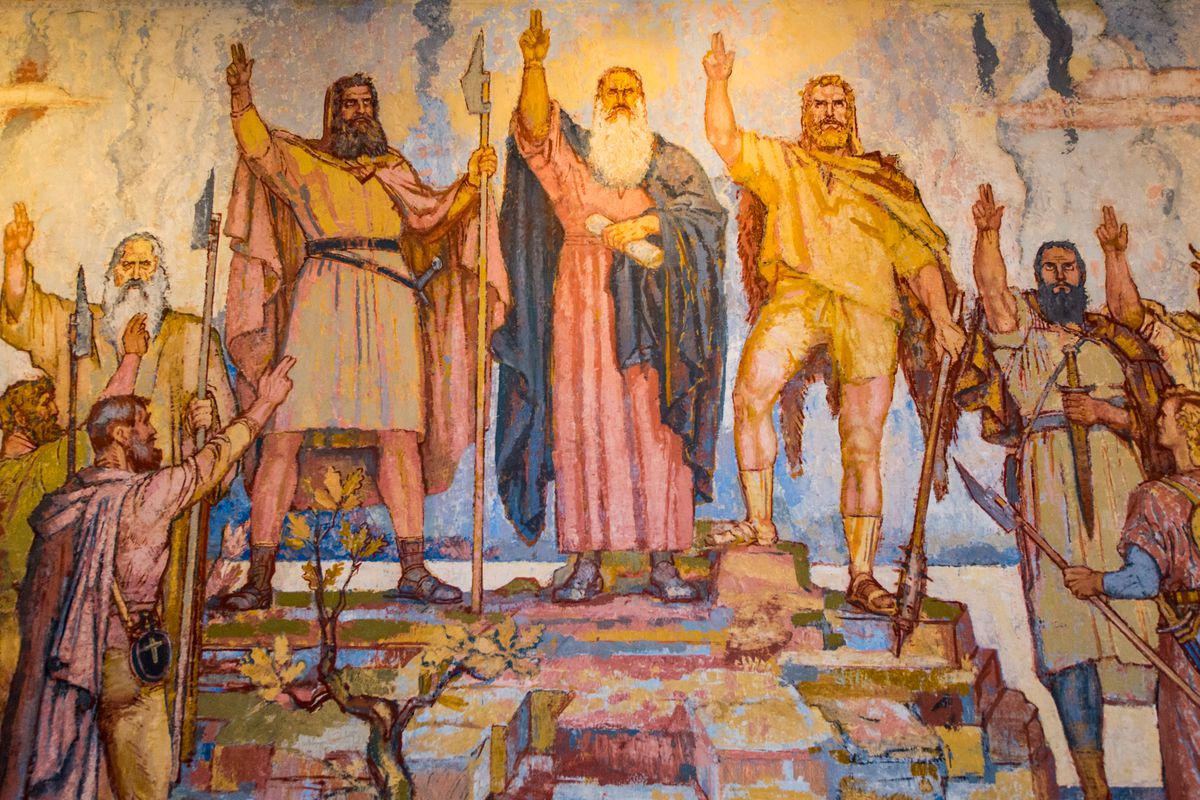 Rütlischwur, Wilhelm Tell, Marignano? Alles zum Lachen.