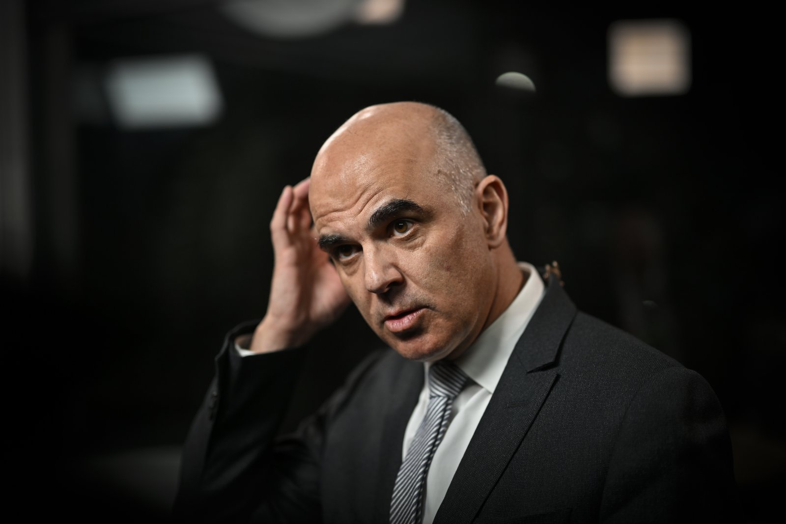 Ist erneut mit einer Strafanzeige konfrontiert: SP-Bundesrat Alain Berset, hier am WEF 2023. (Bild: Keystone SDA)