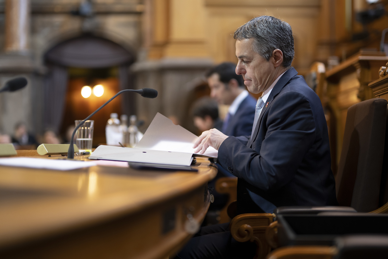 Bundesrat Cassis will plötzlich Verhandlungen, obwohl die wichtigsten Fragen ungeklärt sind. (Bild: Keystone)