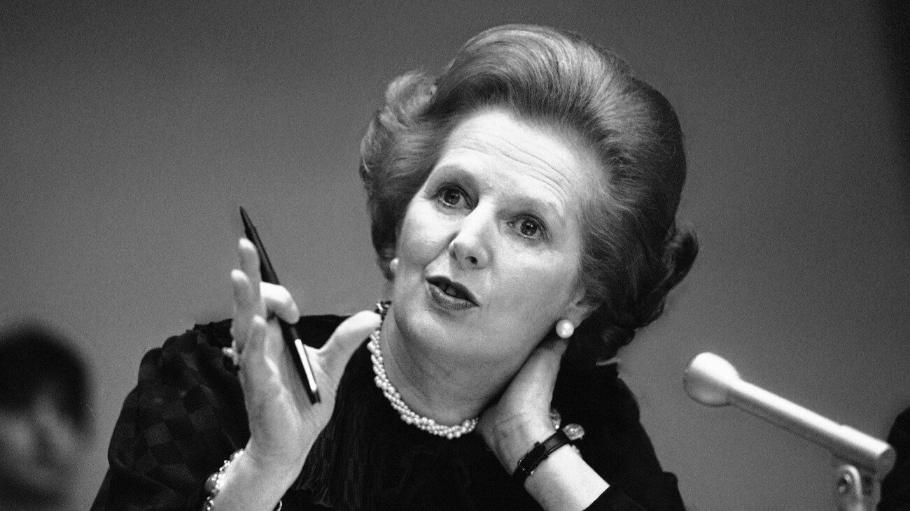 Die britische Premierministerin Margaret Thatcher hat niemanden kaltgelassen. Bild: Keystone