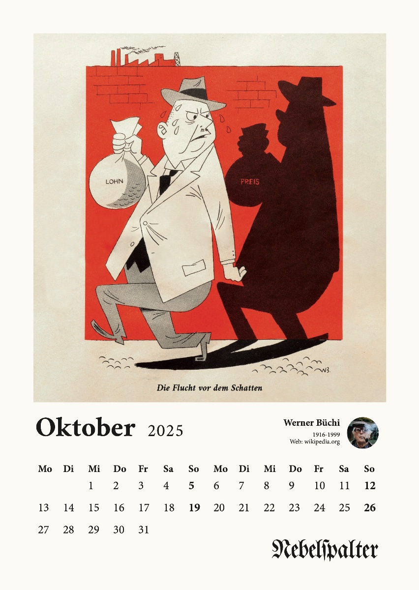 Kalender Nebelspalter 2025