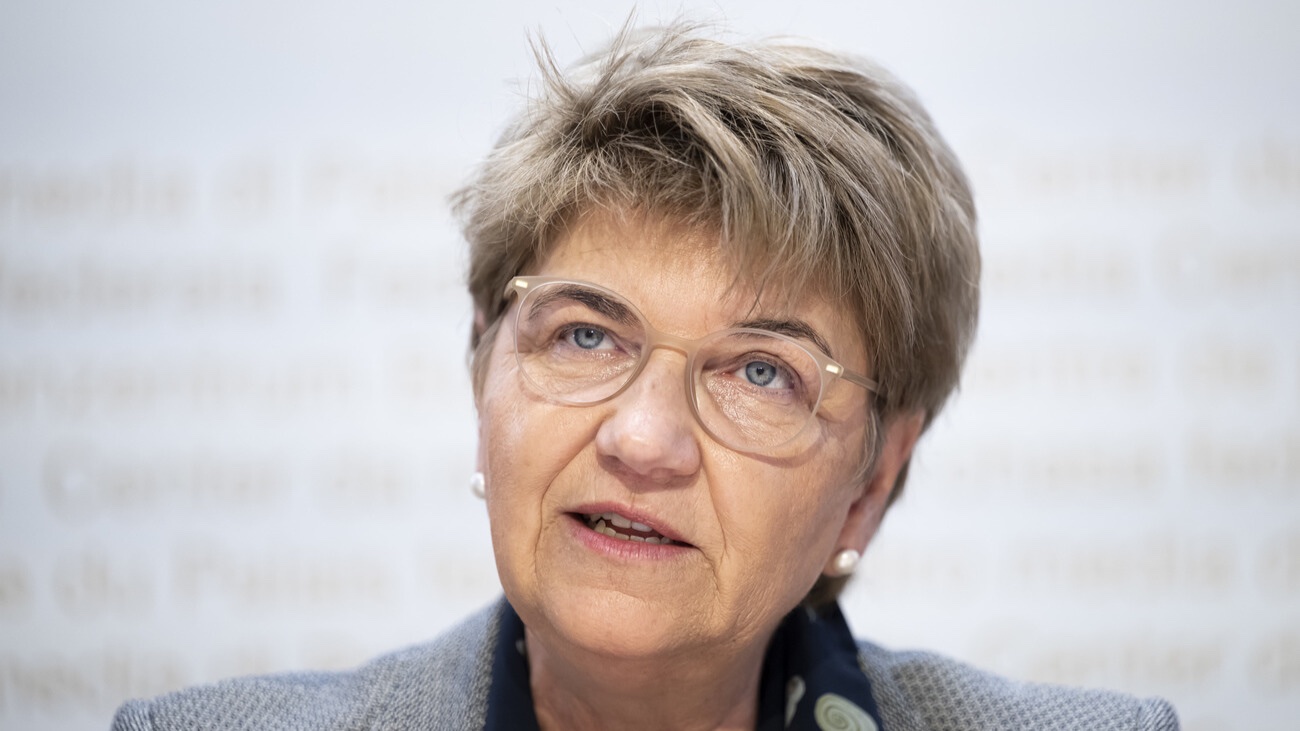 Viola Amherd, Verteidigungsministerin der Mitte. Bild: Keystone