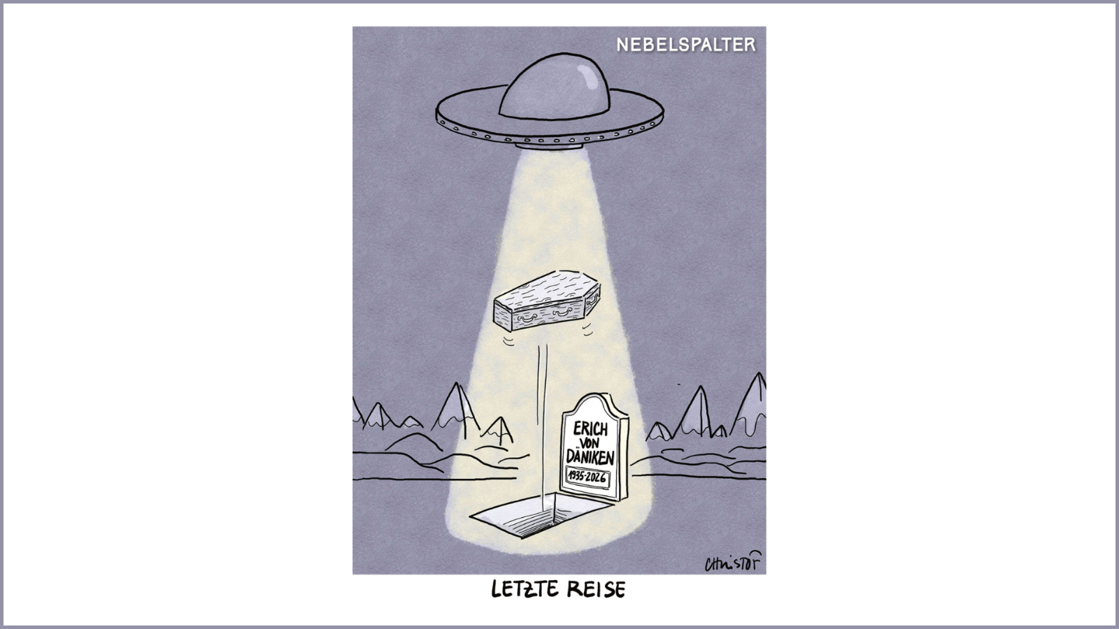 Karikatur: Christof, Magazin 05 2026