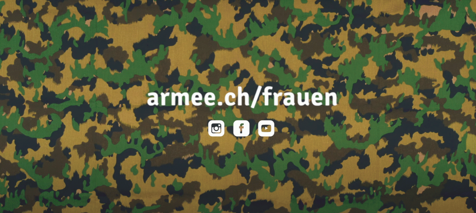 Die Armee sucht Frauen auf allen Kanälen Bild: Screenshot Youtube