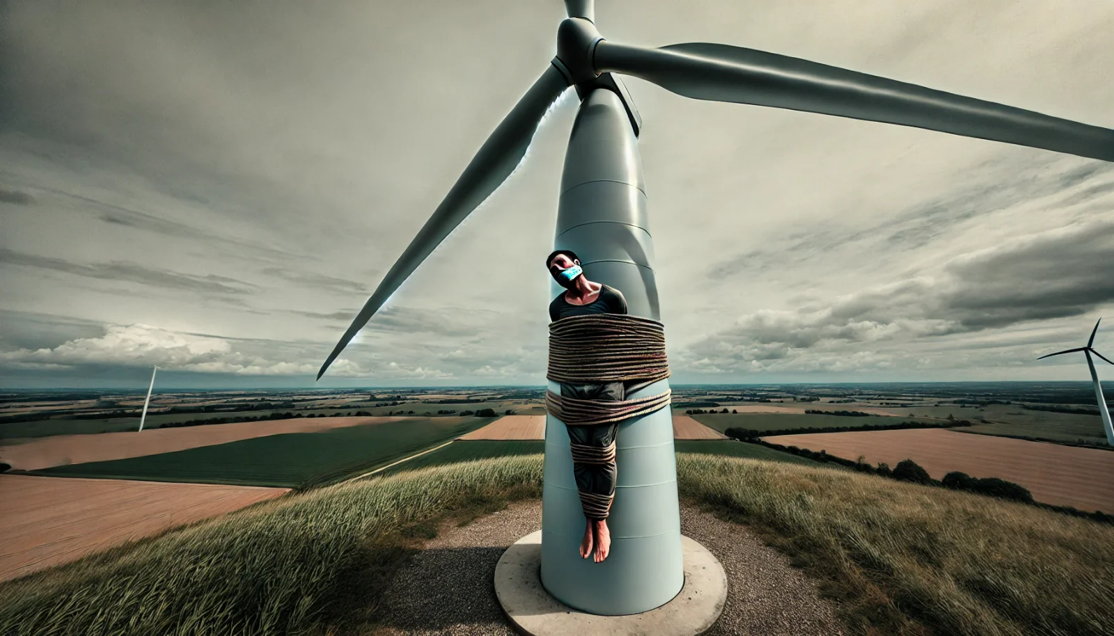 Keine Mitbestimmung des Stimmbürgers mehr: Windkraft. Symbolbild: Chat-GPT