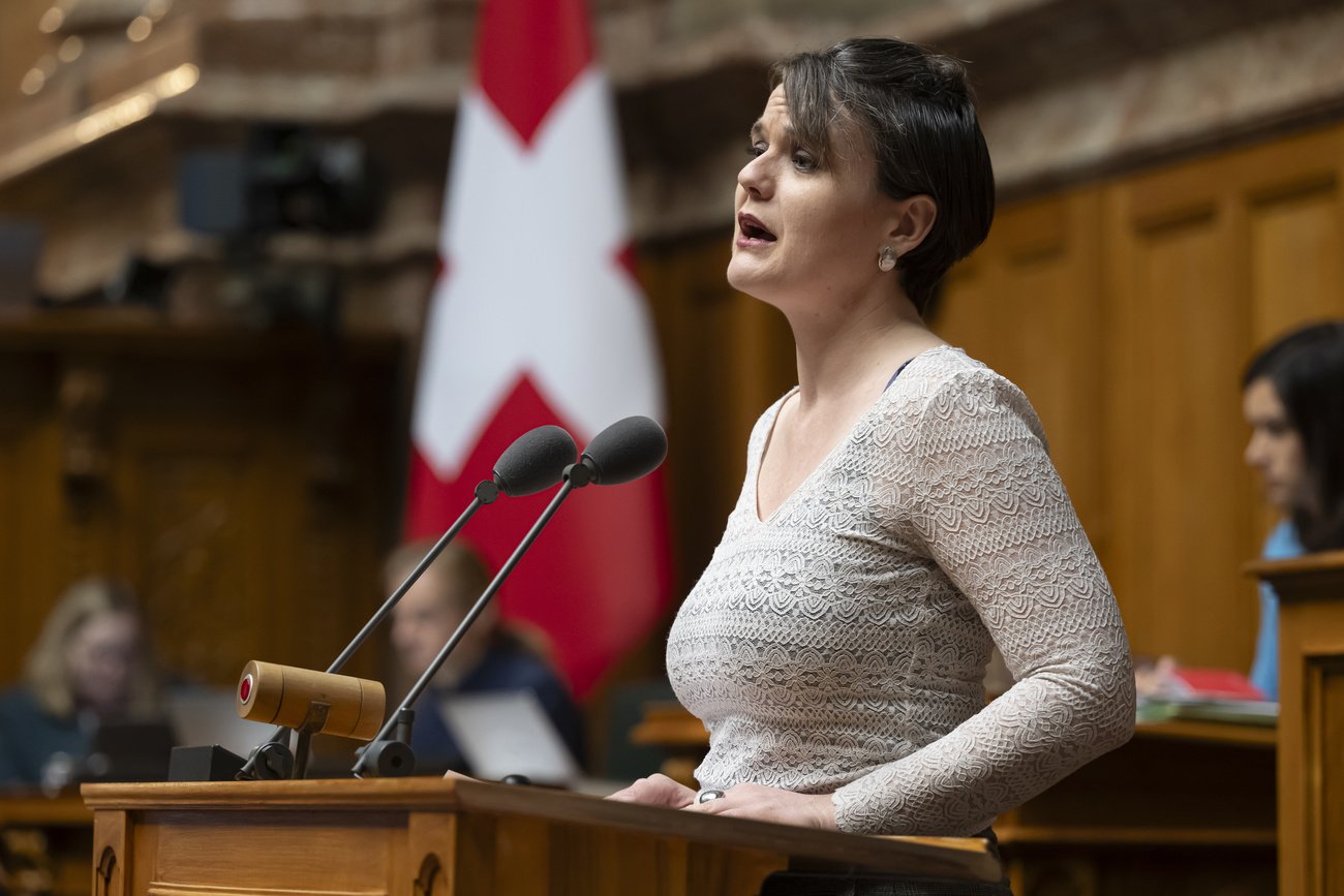 Sprach sich für den Vorschlag des Ständerats aus, welcher der UNRWA weiterhin Geld sprechen würde: Nationalrätin Sarah Wyss (SP/BS). Bild: Keystone