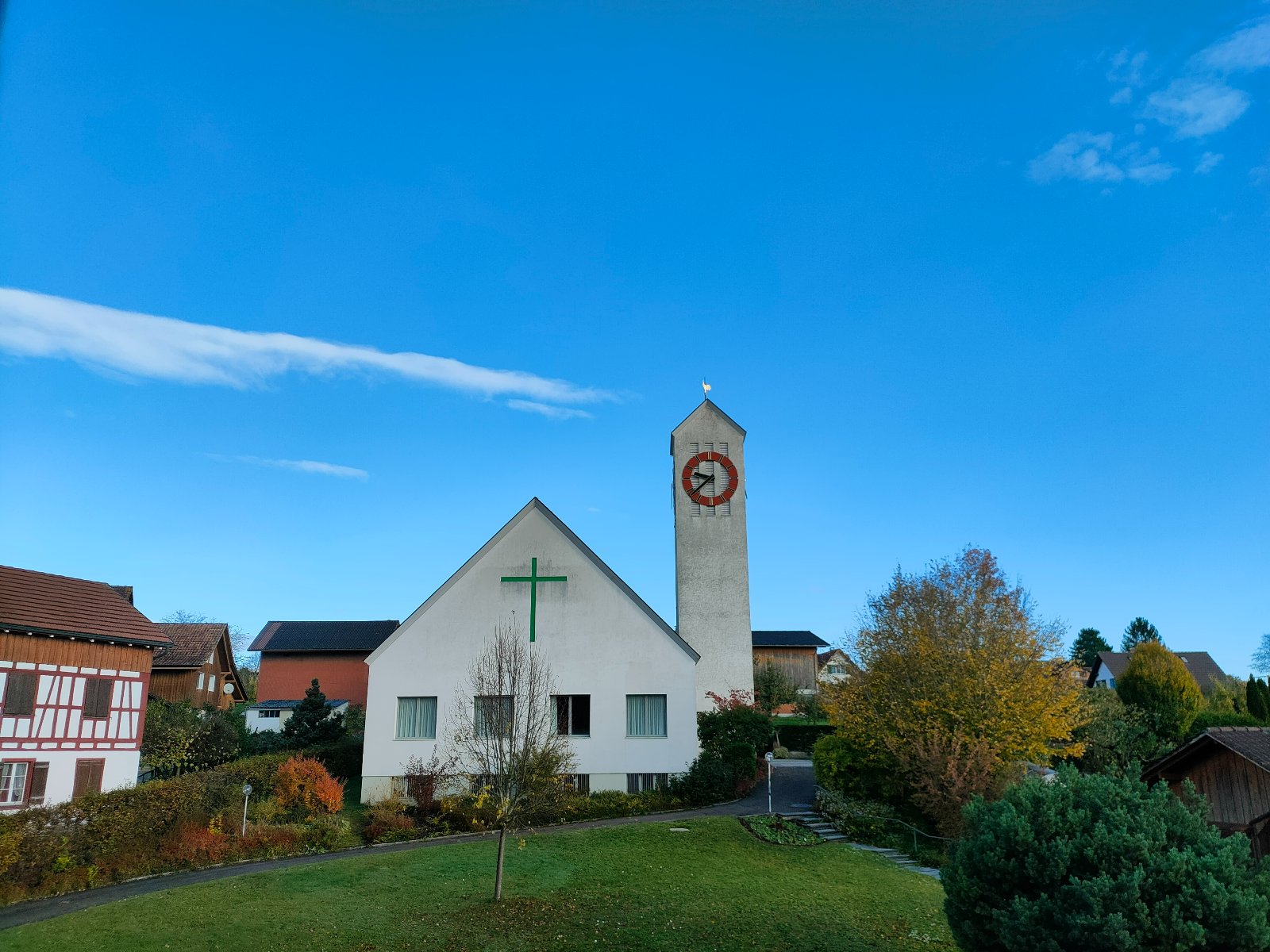 Mittelprächtig: Kirche in Truttikon (ZH). Bild: Martin Breitenstein