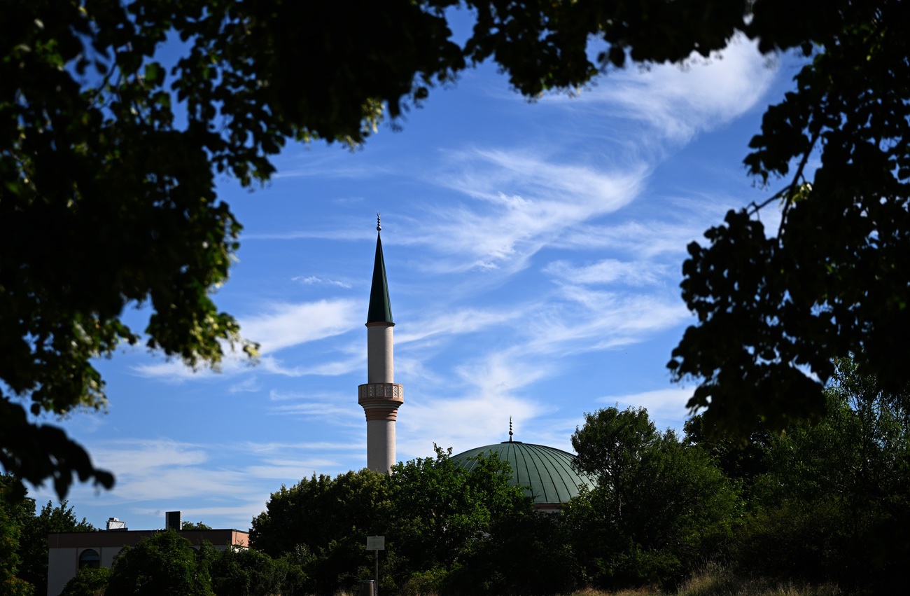 Das Minarett des Islamischen Zentrums in Wien. Bild: Keystone