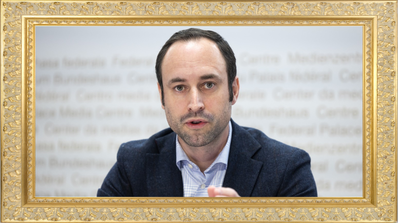 So stellt man sich einen aufrichtigen Politiker vor: FDP-Nationalrat Christian Wasserfallen. Bild: Keystone/Nebelspalter