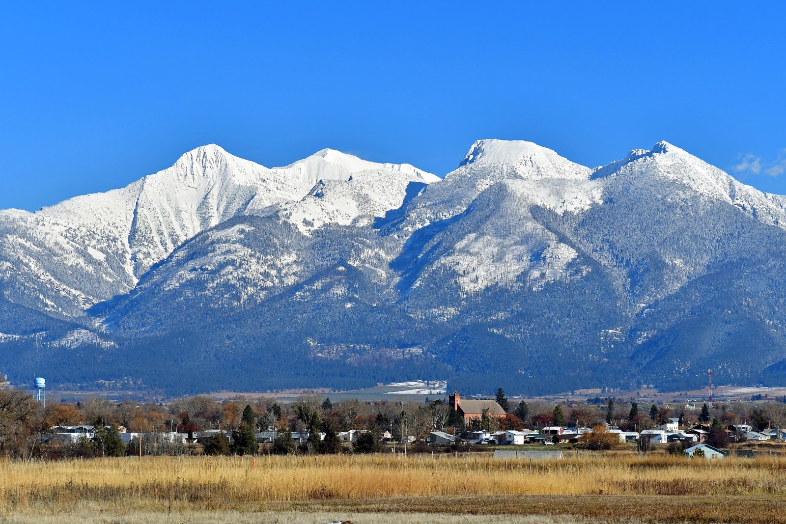 St. Ignatius im Flathead-Tal in Montana (USA), der erste Einsatzort für P. Balthasar Feusi S.J. (Bild: Martina Nolte, CC-Lizenz)