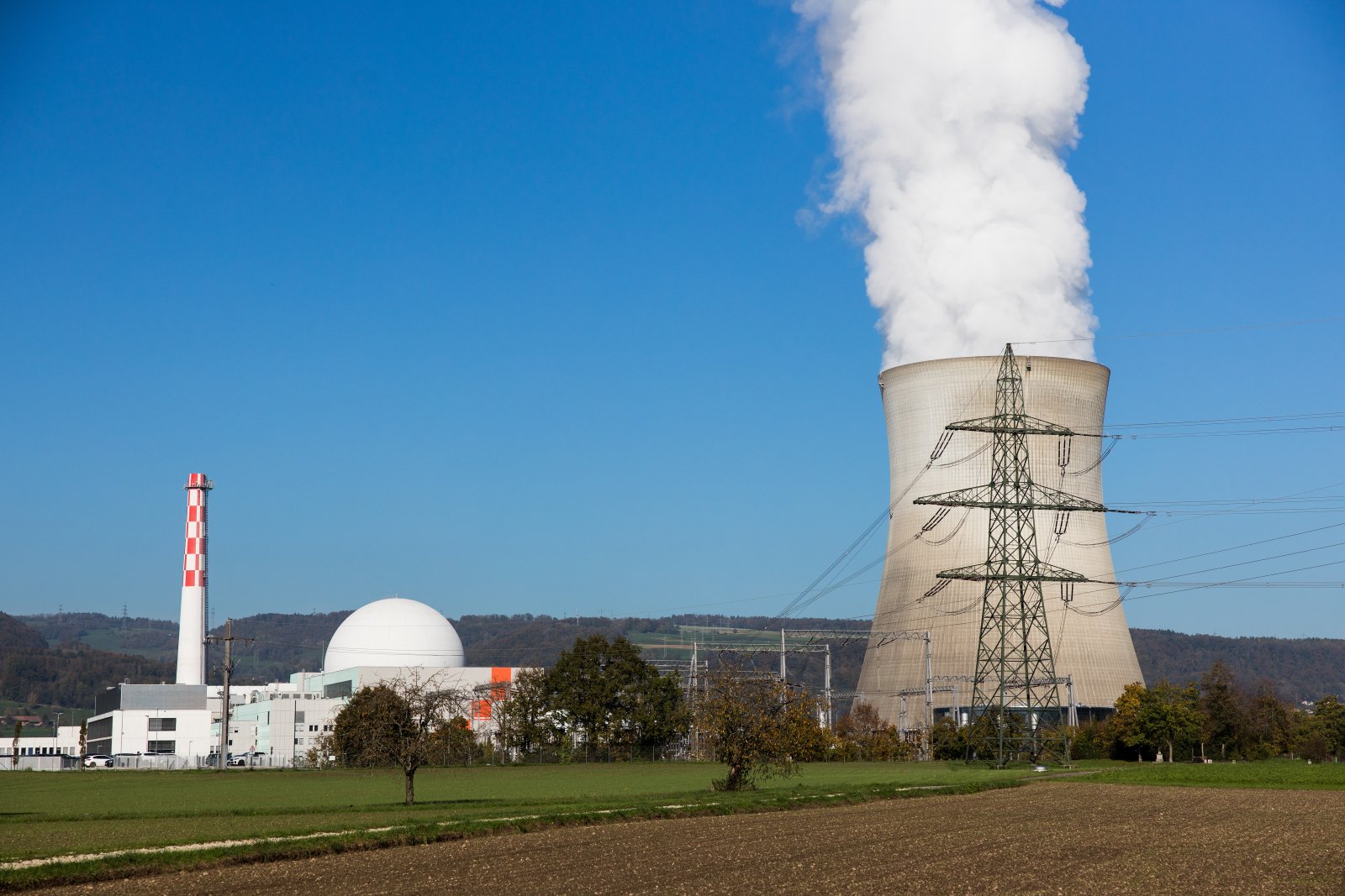 Bleibt die Schweizer Atomkraft bis 2050 am Netz? KKW Leibstadt. Bild: Keystone
