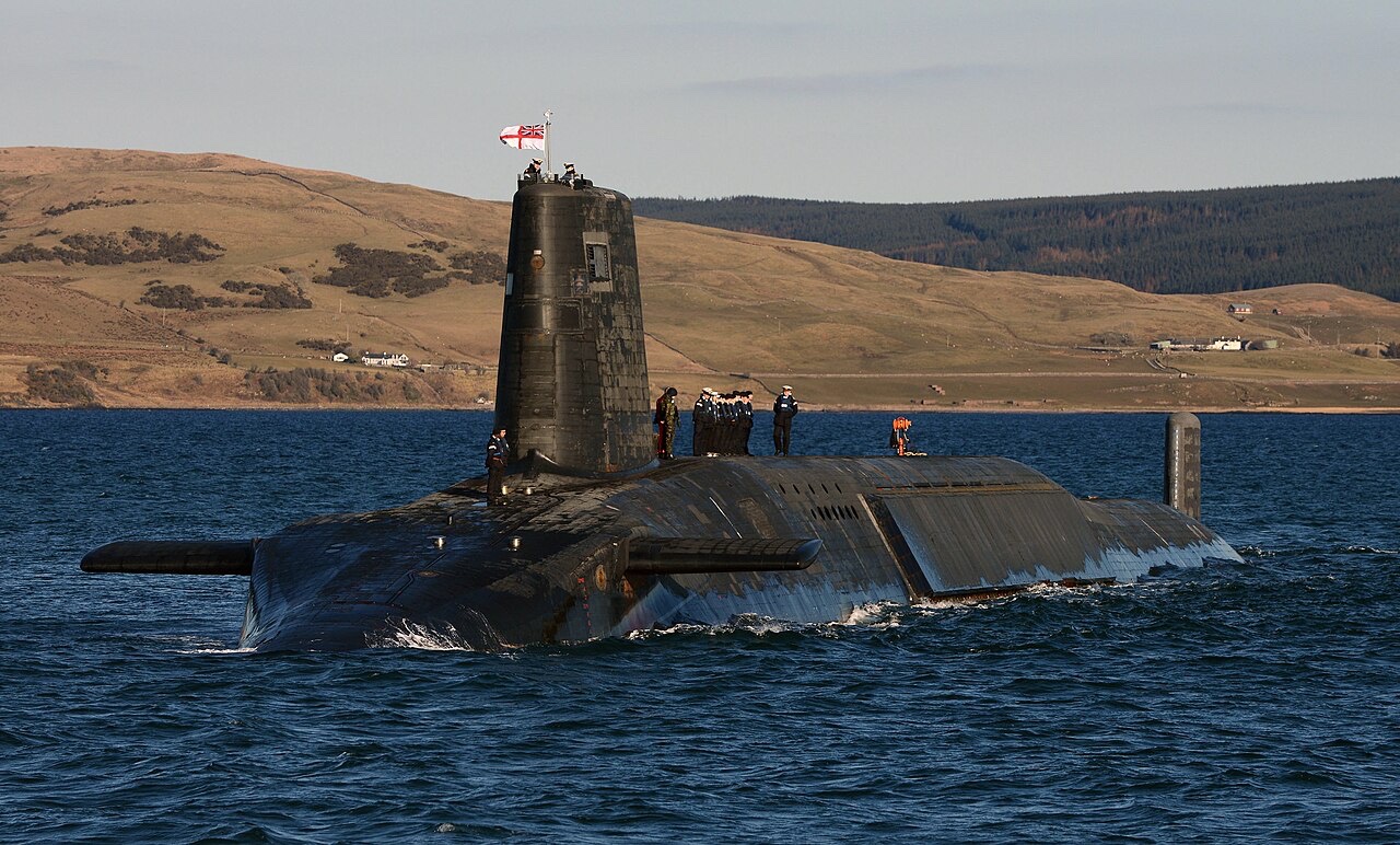U-Boote mit Trident-Raketen: Kern der britischen atomaren Abschreckung. Bild: Wikimedia