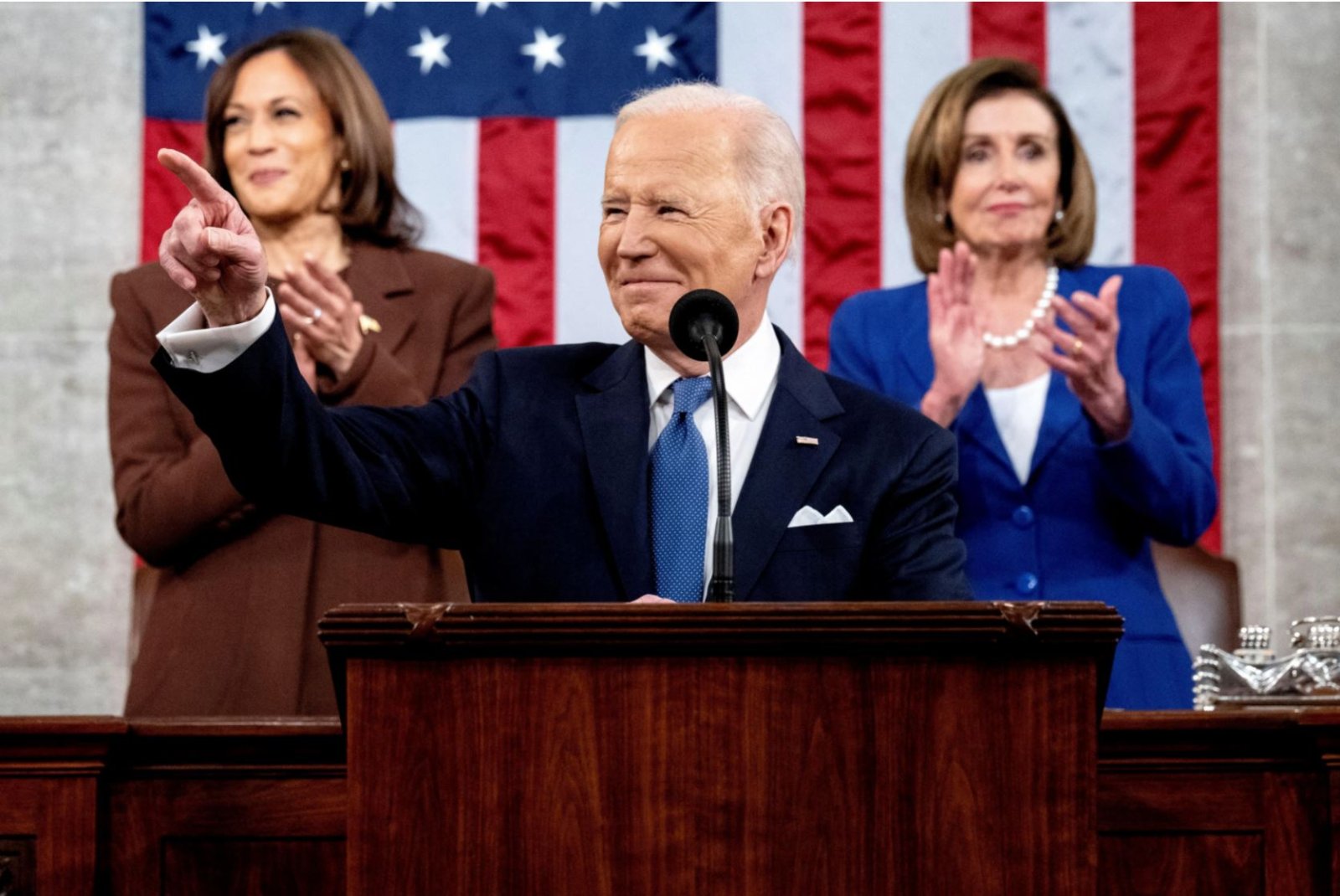 Joe Biden, hält State of the Union-Rede.