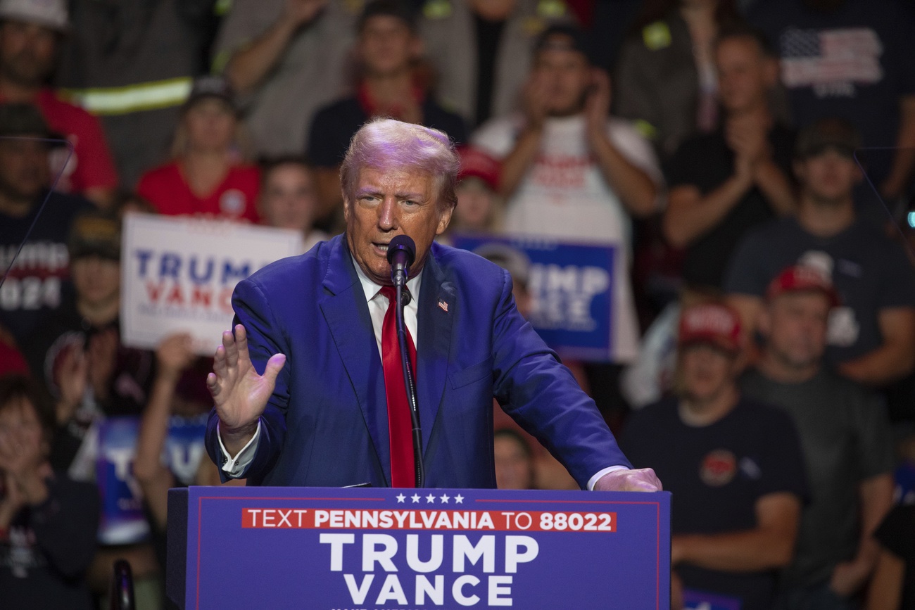 Donald Trump, Präsidentschaftskandidat und Trampel. Bild: Keystone