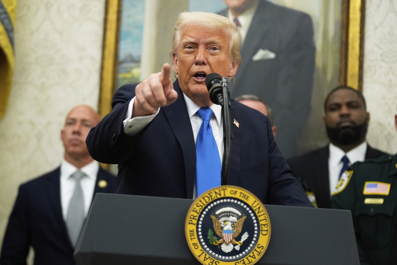 Trumps Handeln wirkt häufig erratisch, aber trifft das auch zu? Bild: Keystone