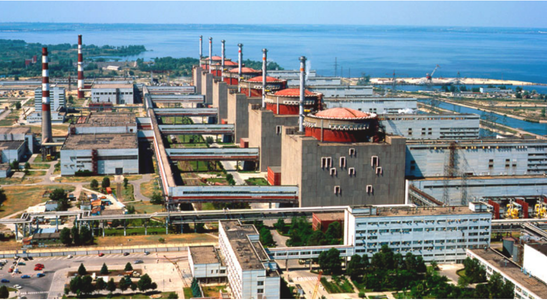 Von russischen Truppen beschossen: Kernkraftwerke Saporischja in der Ukraine.