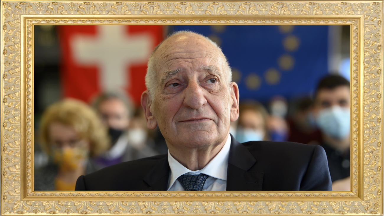 Alt Bundesrat Pascal Couchepin (FDP) argumentiert gegen die 10-Millionen-Initiative – aber warum muss er dazu Donald Trump bemühen? Bild: Keystone