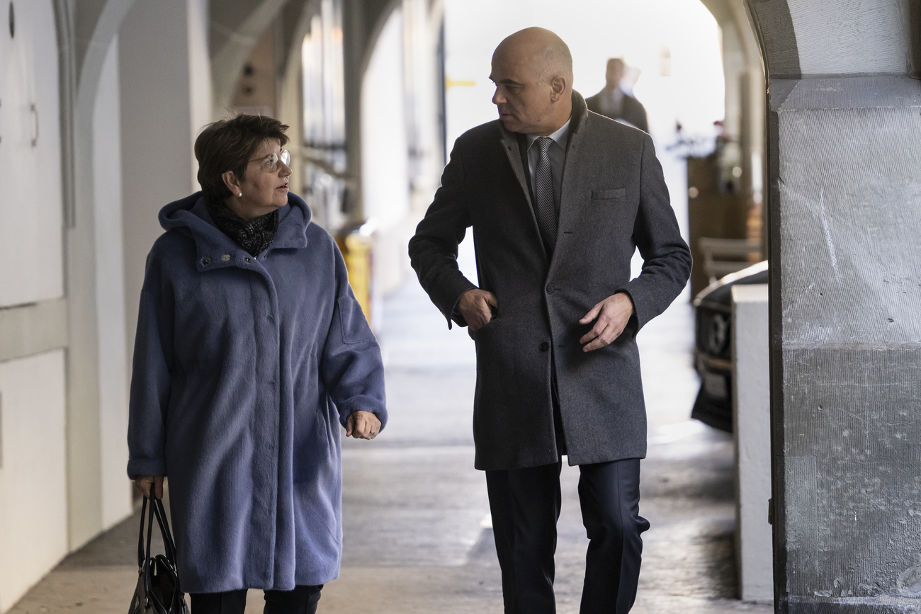 Uneinig: Viola Amherd und Alain Berset. Bild: Keystone-SDA