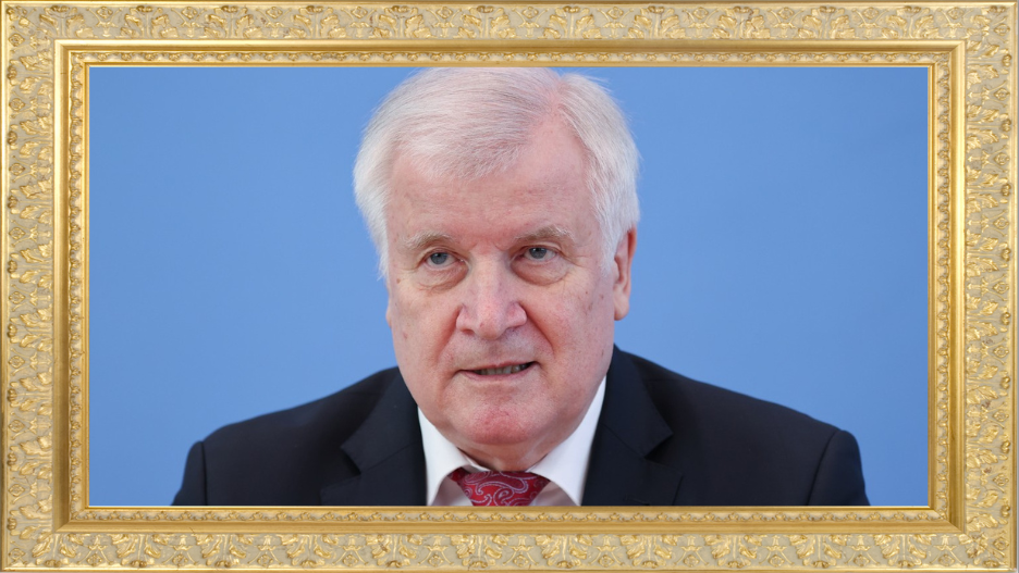 «Verschuldung ist unsozial»: Horst Seehofer. Bild: Keystone/Montage