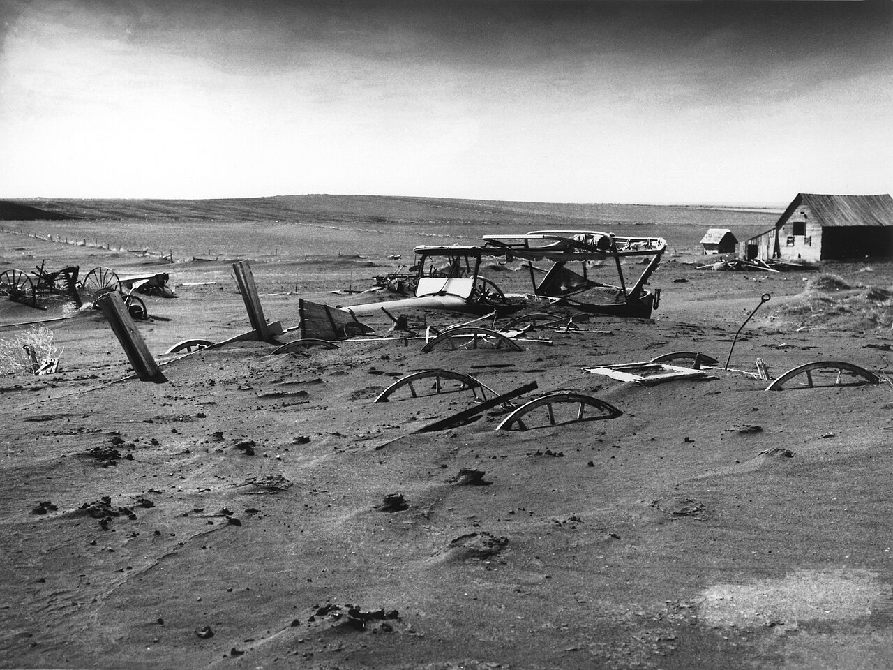 Dust Bowl in Amerika. Bild: Wikimedia