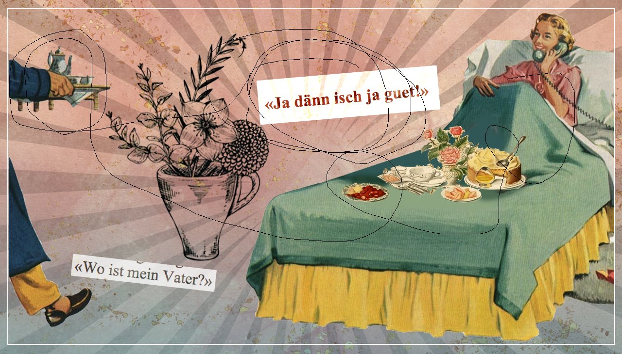 Sie werde fortan nur noch im Bett liegen und fernsehen. Montage: Dominique Feusi