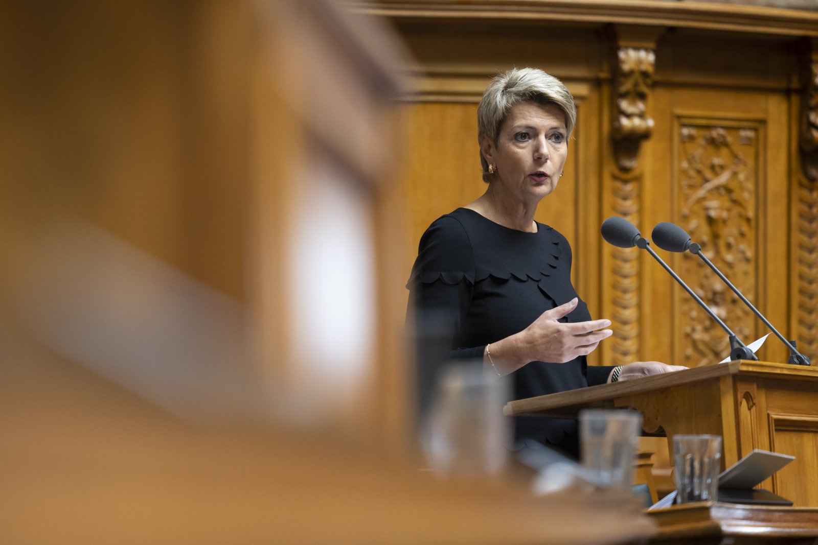 Gab grünes Licht für Ermittlungen. Bundesrätin Keller-Sutter. (Bild Keystone-SDA)